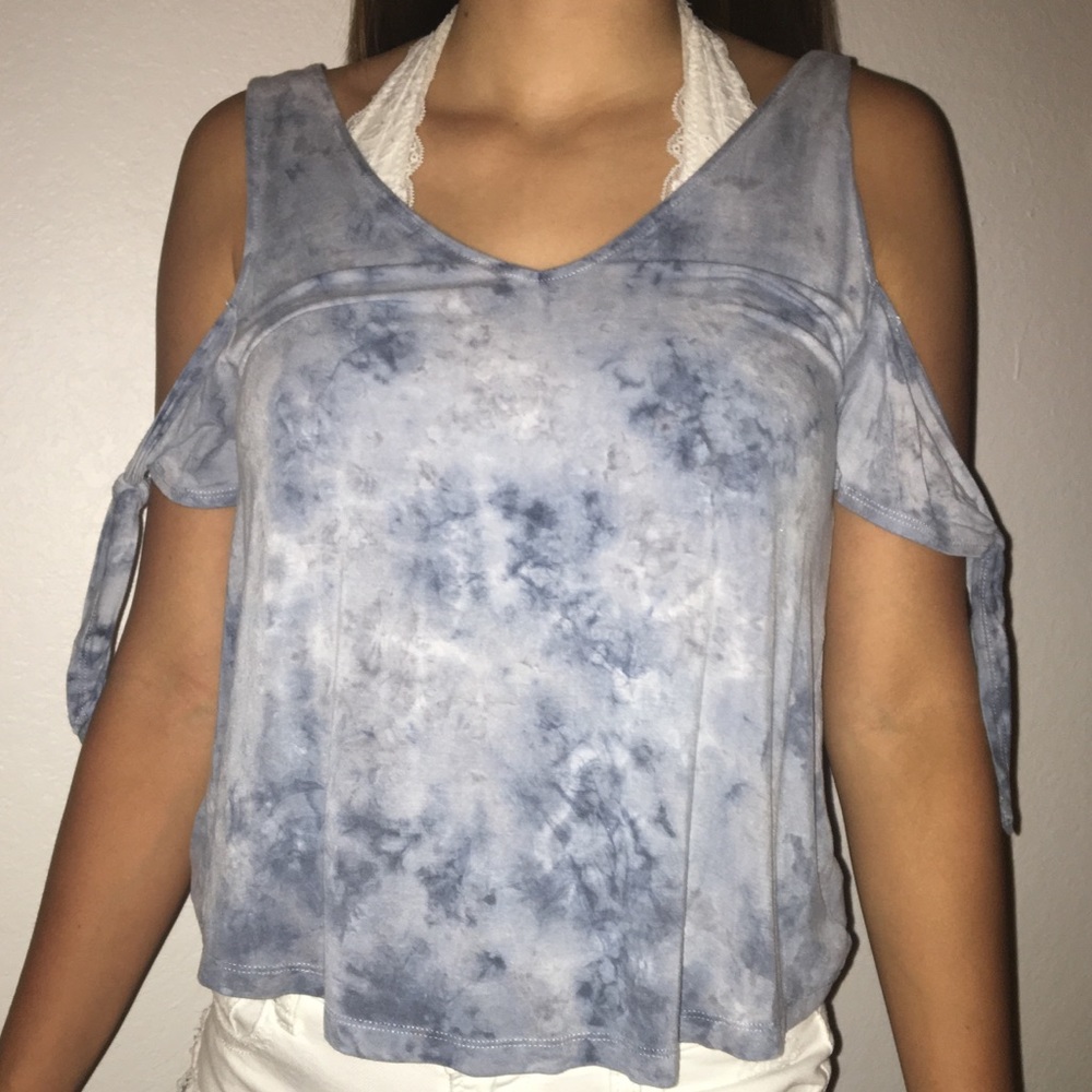 blue tie dye tank!